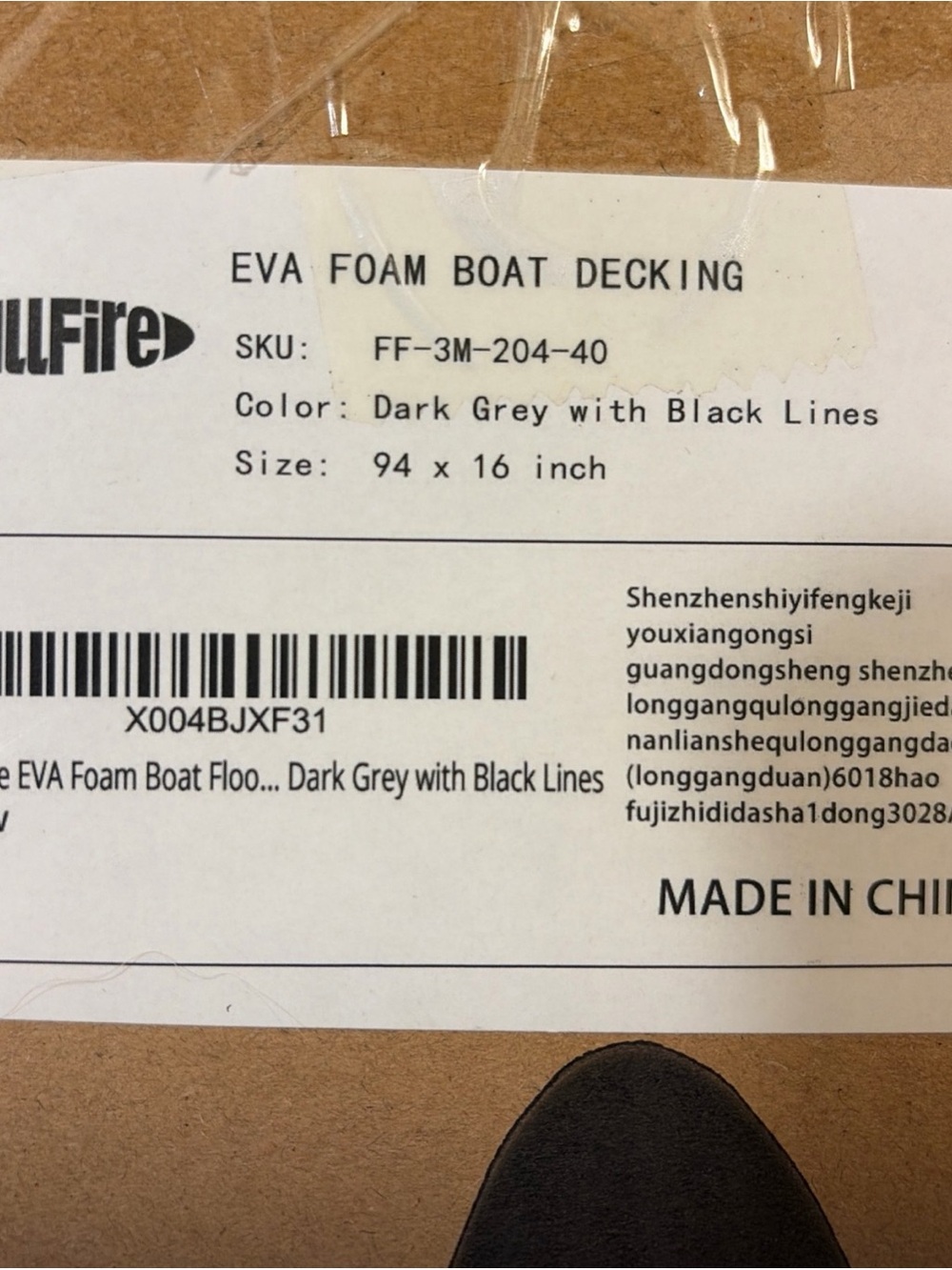 Boat Flooring, EVA Foam Marine Decking for Boat Yacht Kayak RV Stair Floor 94x16